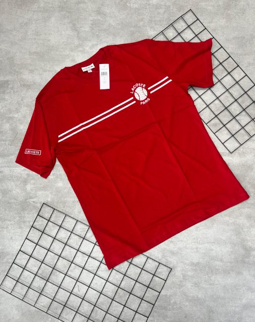 Camiseta Peruana Lacoste Vermelho - CP159