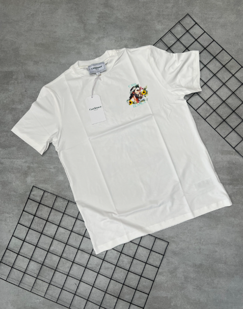 Camiseta Peruana Casa Blanca Branco | Azul - CP168