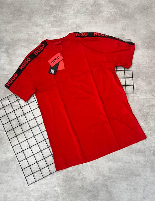 Camiseta Peruana Hugo Boss Vermelho - CP175