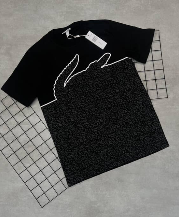 Camiseta Peruana Lacoste Preto - CP177