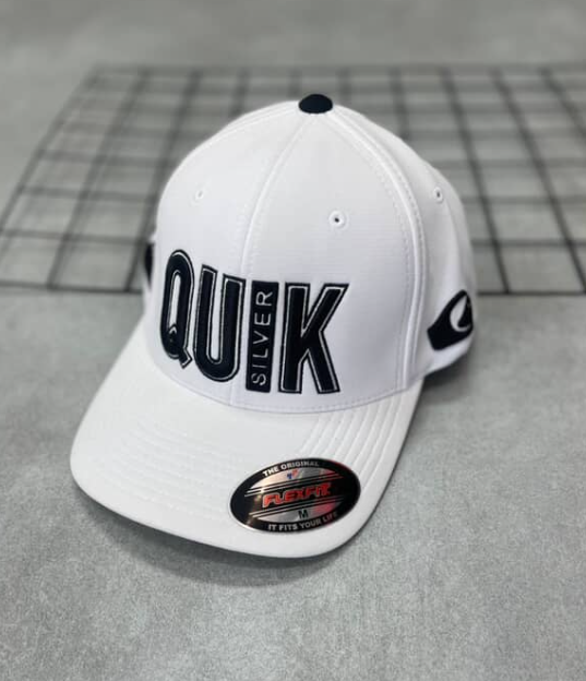 Boné Quiksilver Aba Curva Emb Quik Outdoor Branco