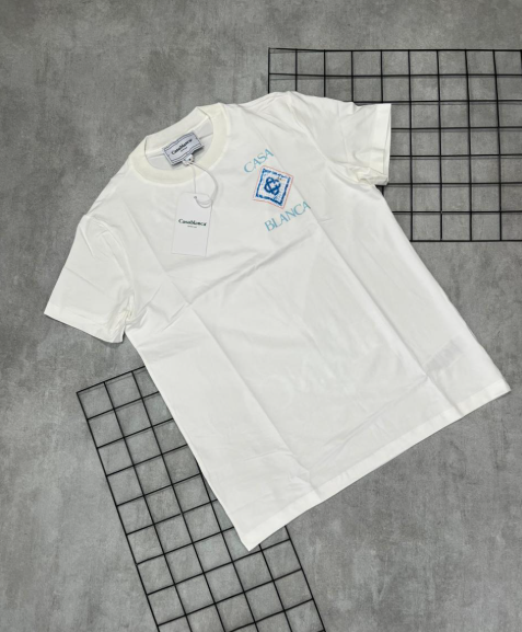 Camiseta Peruana Casa Blanca Branco | Azul - CP185