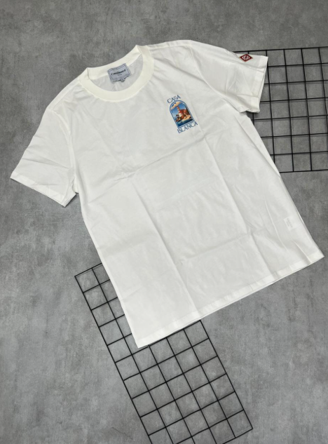 Camiseta Peruana Casa Blanca Branco | Azul - CP200