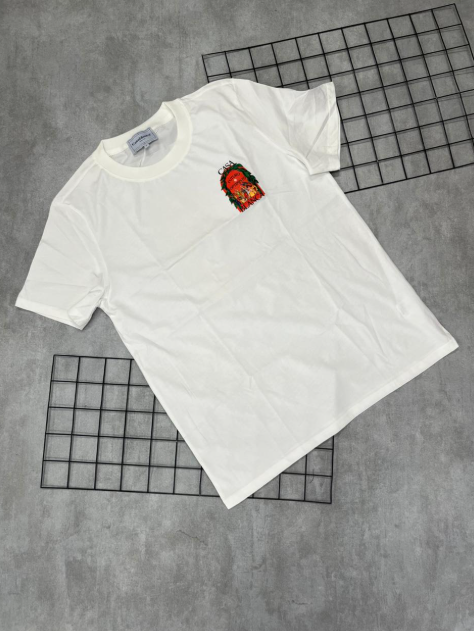 Camiseta Peruana Casa Blanca Branco | Laranja - CP205