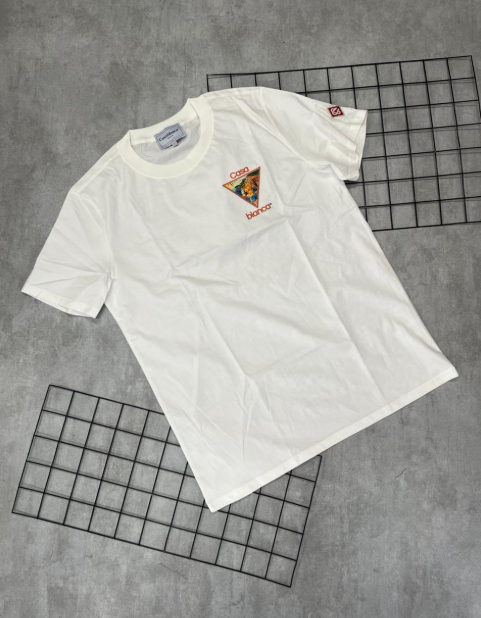 Camiseta Peruana Casa Blanca Branco | Laranja - CP207