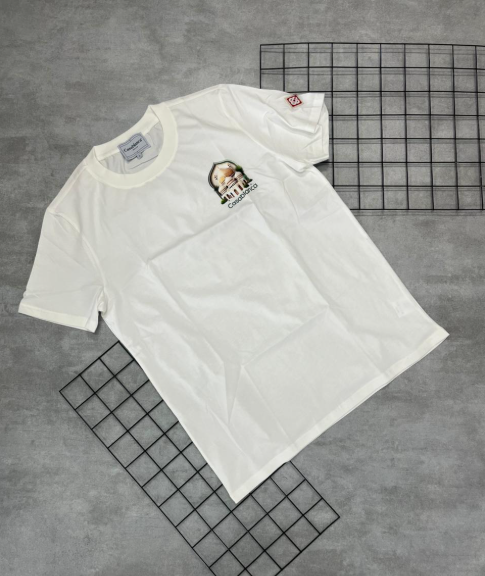 Camiseta Peruana Casa Blanca Branco | Marrom - CP209