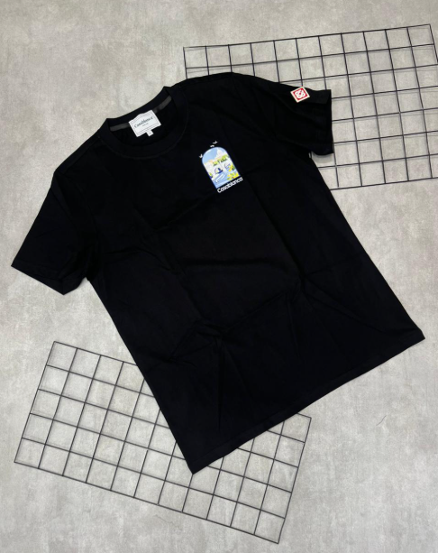 Camiseta Peruana Casa Blanca Preto | Azul - CP204