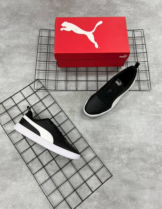Tênis Puma Rickie Bdp Masculino - Preto+Branco