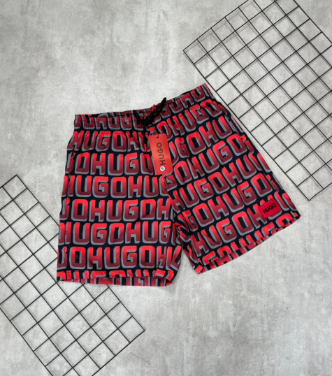 Bermuda Hugo Boss Estampada Letreiro - BG073