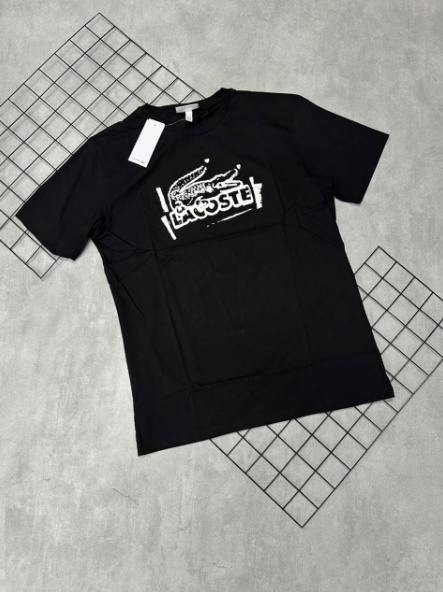 Camiseta Peruana Lacoste Preto - CP215