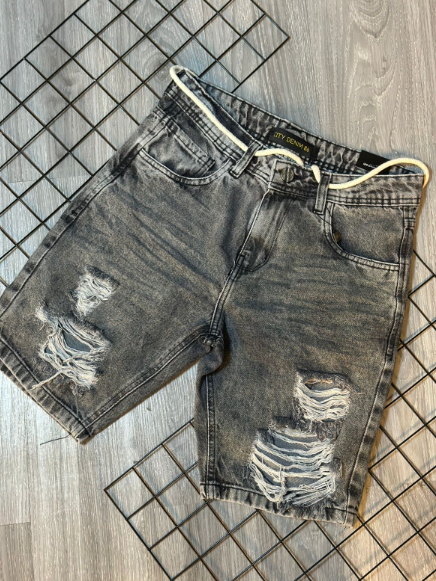 Bermuda Jogador City Denim Escuro - BJ002