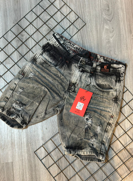 Bermuda Jogador City Denim Escuro - BJ009