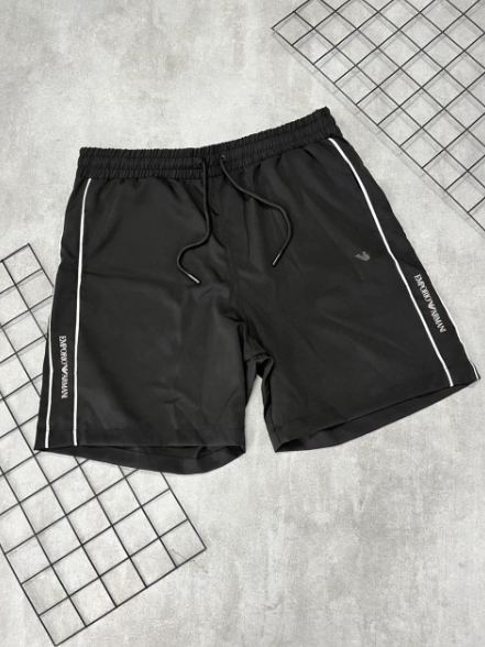 Bermuda Armani Preto | Branco - CP083