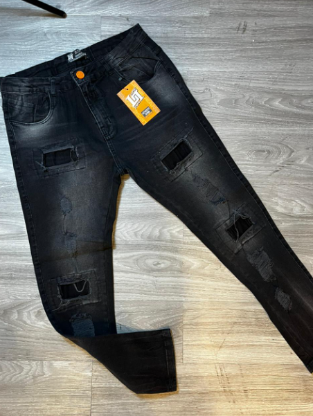 Calça Jogador Lipse Jeans Preto - CJ047