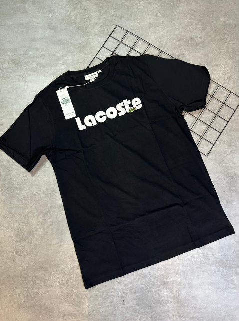 Camiseta Peruana Lacoste Preto - CP005