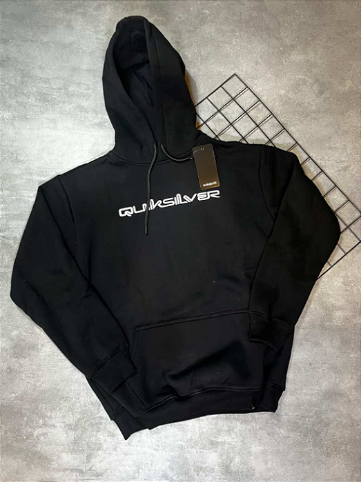 Moletom 3 Cabo Quiksilver Preto | Azul - MM007