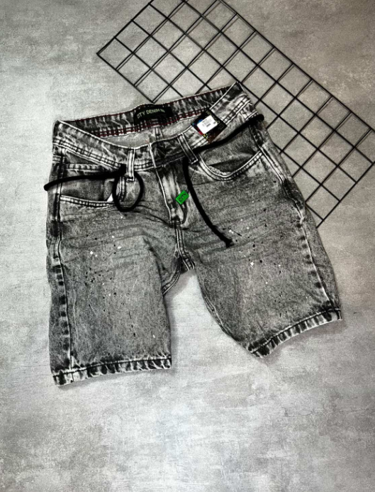 Bermuda Jogador City Denim Cinza - BJ007