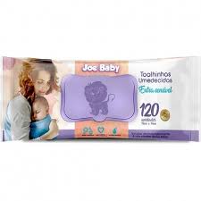 Toalha Umedecida Joe Baby 120 Unidades