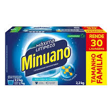 Sabão em Pó Minuano 2,2kg Limpeza Eficaz