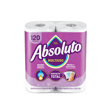 Papel Toalha Absoluto Multiuso 120 Folhas
