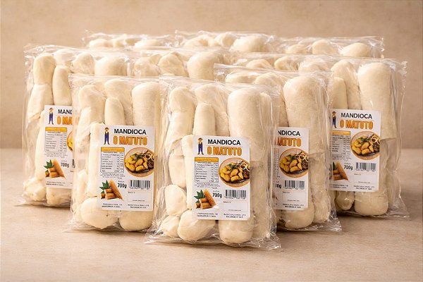 Mandioca O Matuto pacote 700g 10 unidades