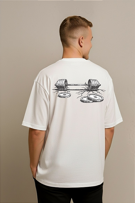 CAMISETA  OVERSIZED BARRA STRONG