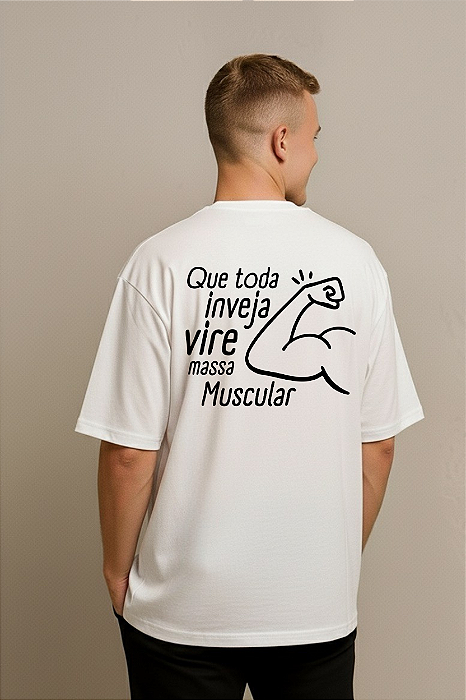 CAMISETA  OVERSIZED INVEJA VIRE MASSA