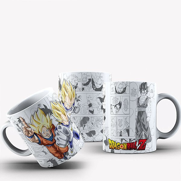 Caneca de Porcelana Anime Dragon Ball Z 325ml