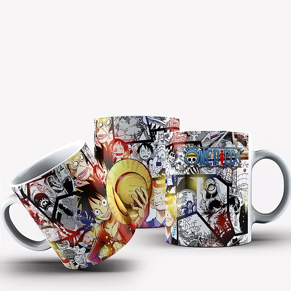 Caneca de Porcelana Anime One Piece 325ml