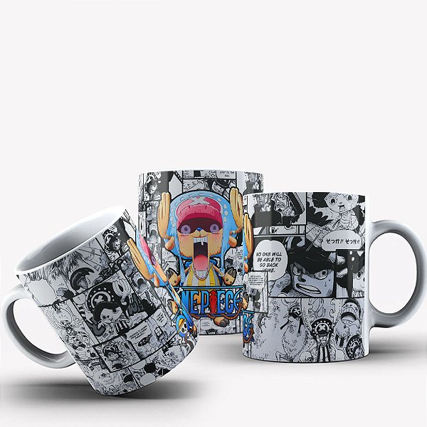 Caneca de Porcelana Anime One Piece 325ml