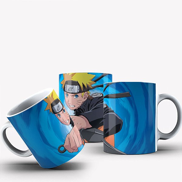 Caneca de Porcelana Anime Naruto 325ml