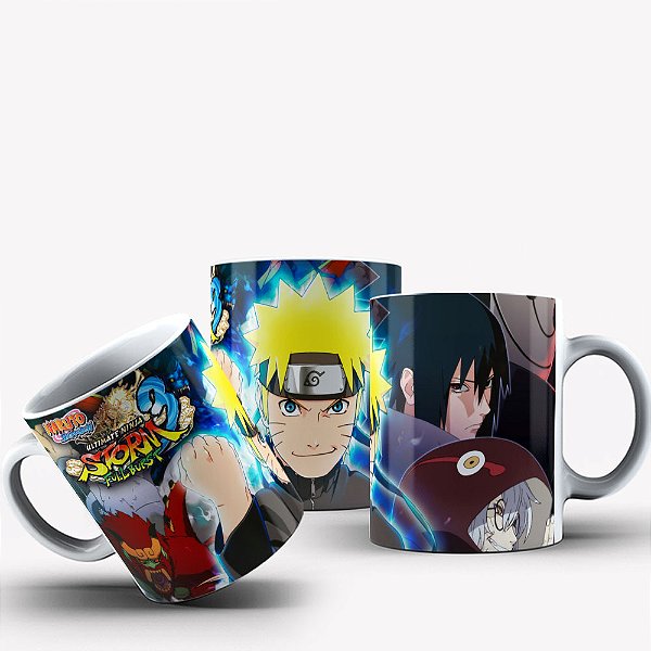Caneca de Porcelana Anime Naruto 325ml