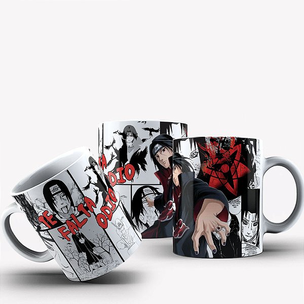 Caneca de Porcelana Anime Naruto 325ml