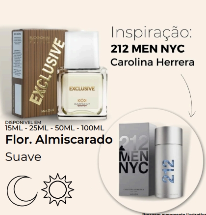 EXCLUSIVE - Perfume Masculino Inspirado no 212 MEN NYC
