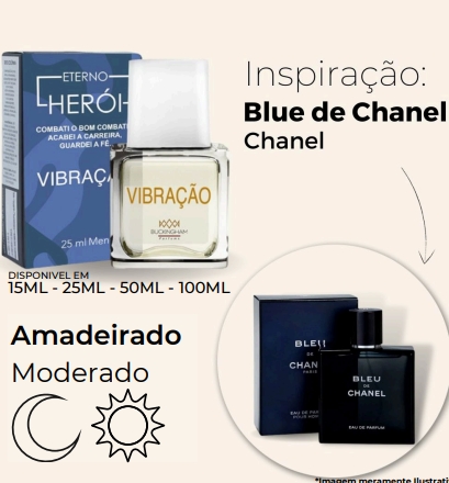 VIBRAÇÃO -Inspirado no Bleu de Chanel