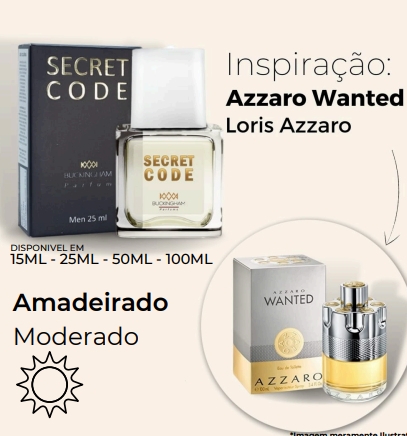Secret Code - Inspiração Azzaro Wanted