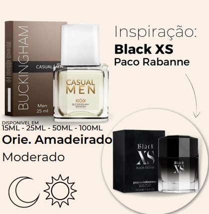 CASUAL MEN - Perfume Inspirado em Black XS