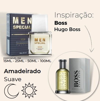 MEN SPECIAL - Inspirado em Boss Bottled