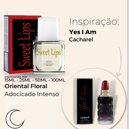 SWEET LIPS  - Perfume Inspirado em Yes I Am