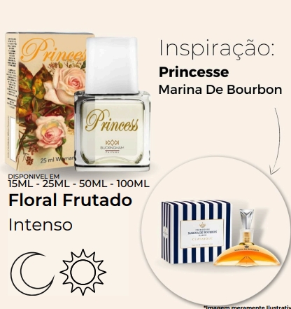 PRINCESS : Inspirado no  Princess Marina De Bourbon - Floral Frutado Intenso