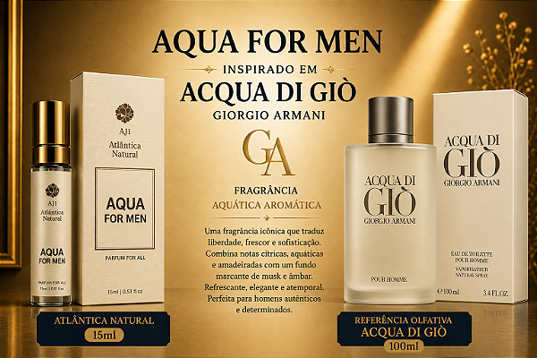 Aqua For Men → REF: Acqua Di Gio