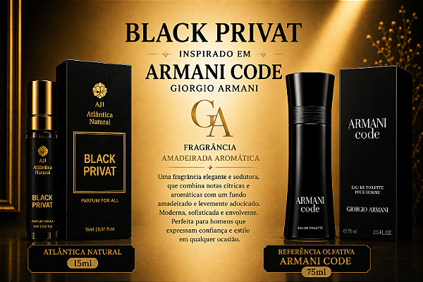 Black Privat→ REF: Armani Code