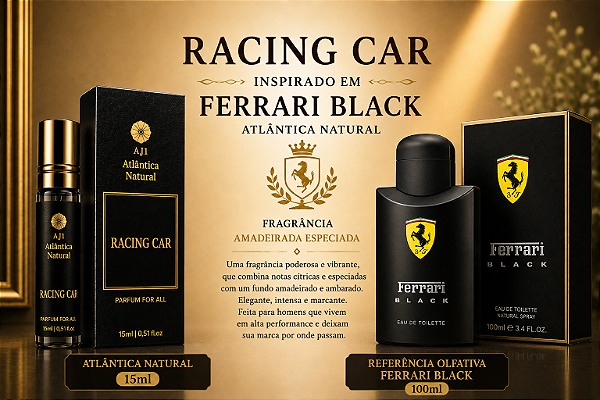 Racing Car → REF: Ferrari Black