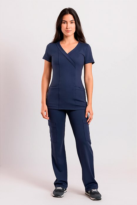 Scrub Active Feminino - Azul Marinho