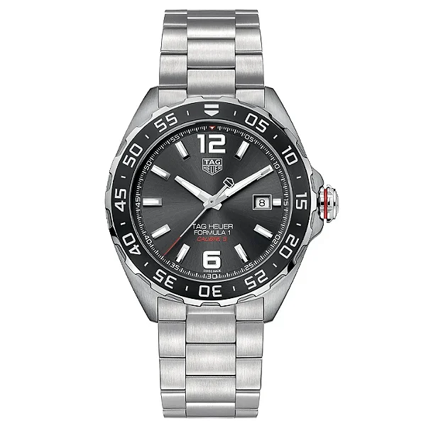 TAG Heuer F1 Calibre 5 Efeito Raio de Sol Escovado 43mm