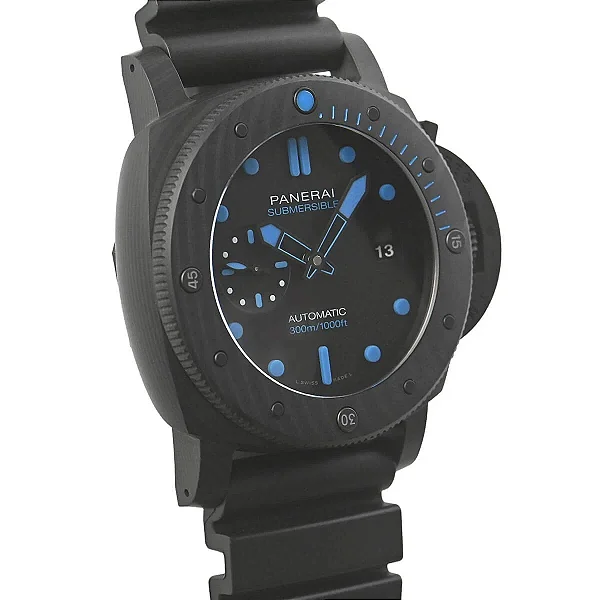 Panerai Firenze Automático Carbotech Aço com Borracha 42mm ETA