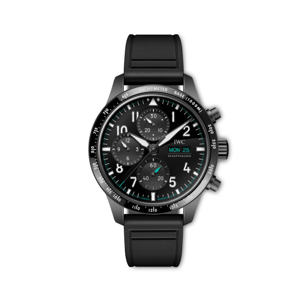 IWC Cronógrafo 41 Lewis Hamilton Preto