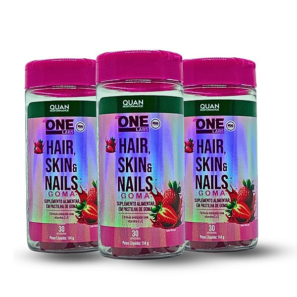 3x Goma Hair, Skin & Nails  (30 unid.)