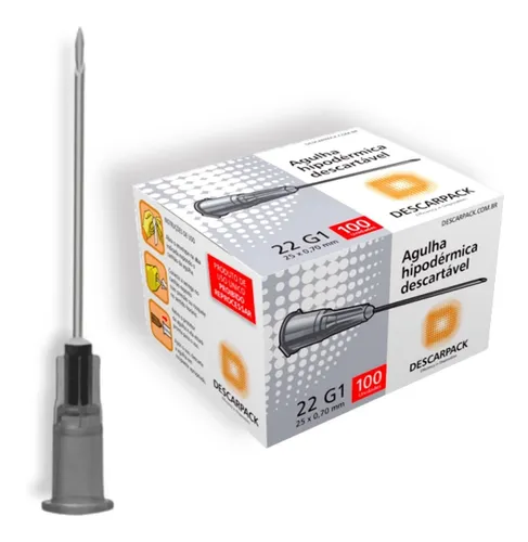 AGULHA DESC EST 25X0,70 MM DESCARPACK