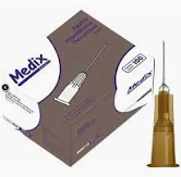 AGULHA DESCARTAVEL 26G(0.45 X 13) MEDIX